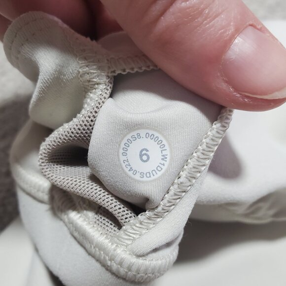 LULULEMON Align Tank Top Nulu Cropped Gym Yoga Bone Ivory Women's 6, AB Cups - Picture 9 of 13